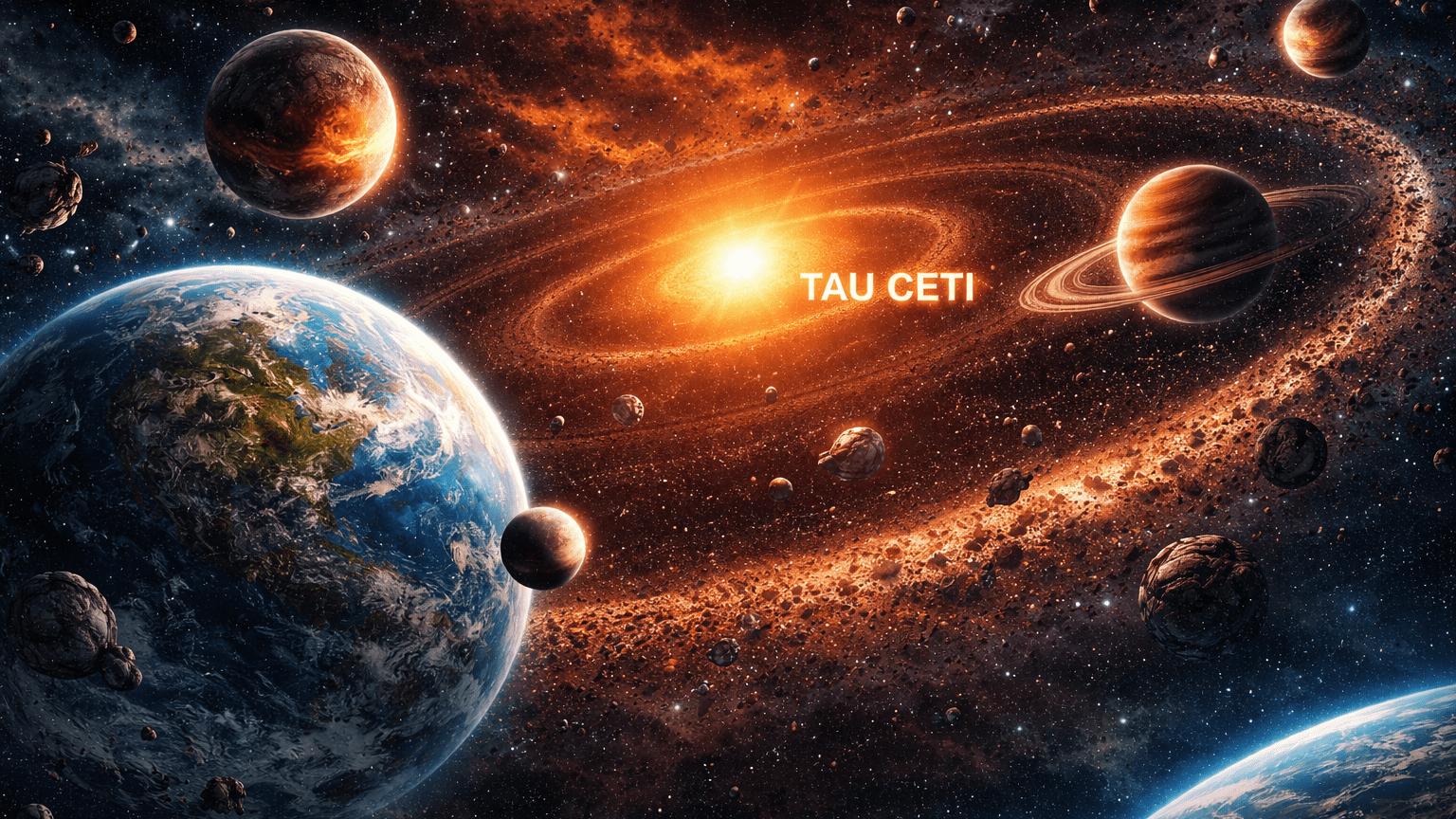 La estrella Tau Ceti  de Project Hail Mary