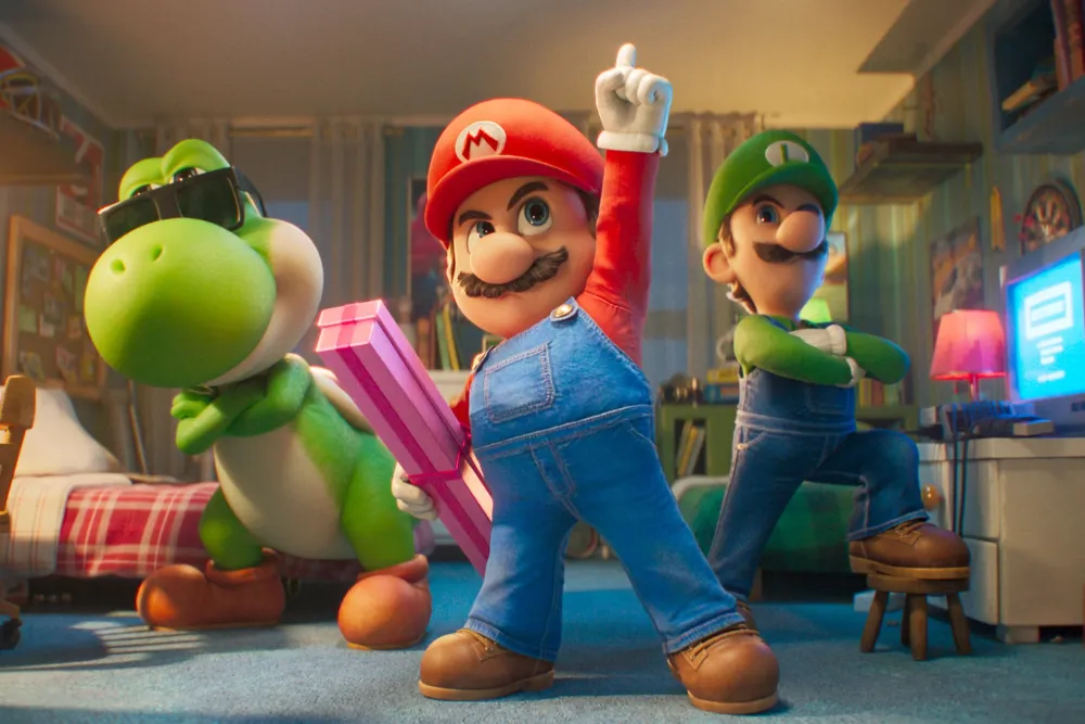 the super mario galaxy the movie / Mario, Luigui y Yoshi